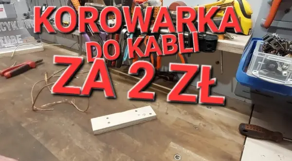 Jak zrobić maszynkę do obierania kabli w prosty sposób i tanio